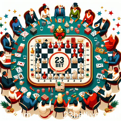 Atração dos Jogos de Mesa na 23 BET